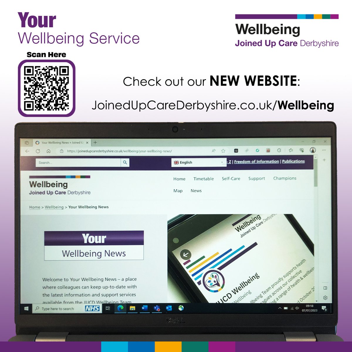 📢 NEW JUCD Wellbeing Website We're excited to launch Your Wellbeing Website -detailing the wealth of wellbeing support available. The website is designed to help colleagues find out what support is available to them & how to easily access it. ➡️ joinedupcarederbyshire.co.uk/wellbeing