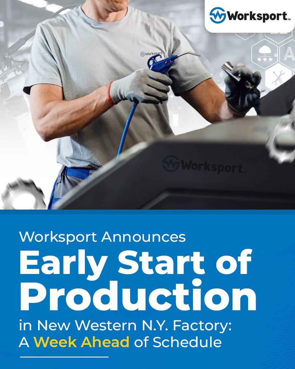 WorksportLtd's tweet photo. Worksport Announces Early Start of Production in New Western N.Y. Factory: A Week Ahead of Schedule
https://t.co/SksWRurCQ5
#Worksport #HardFoldingCovers #ProductionStart #TonneauCover #Growth #CEO #WorksportNews #BusinessUpdates $WKSP #WKSP $NDAQ #NDAQ https://t.co/KpQrWBlJ2x