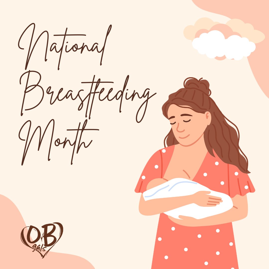 OBGALS's tweet image. August is a time to honor the beautiful bond between mothers and babies through breastfeeding. As maternal health advocates, we're here to support and empower all mothers on their breastfeeding journey. Happy National Breastfeeding Month!