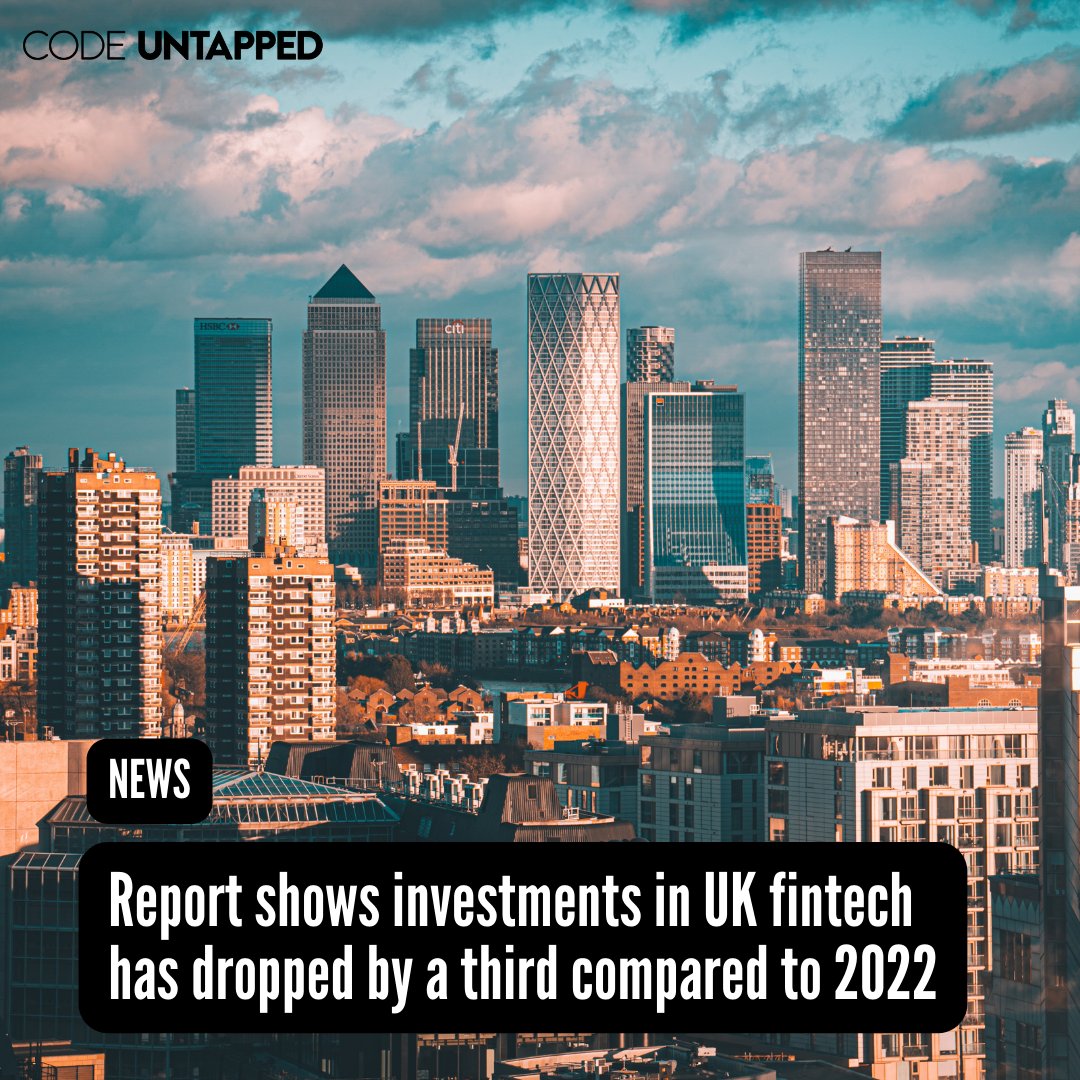CodeUntapped's tweet image. Investments in UK fintech have dropped by more than a third in the first 6 months of 2023 in comparison to 2022.

 buff.ly/3Ygcwyb 

#news #investments #fintech #diversityintech #technology #bameintech
