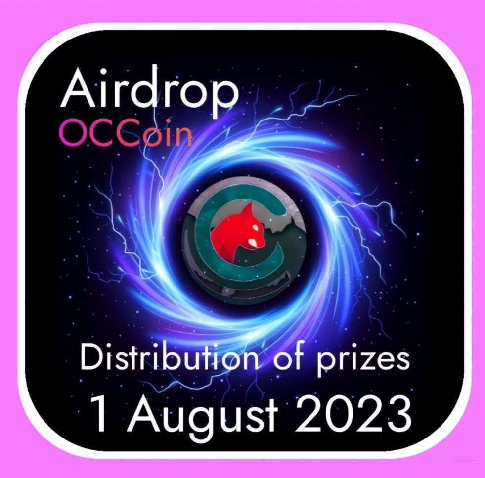 The AirDrop lottery has been held and the winners have been announced. You can check the PDF file to see if you are one of the lucky winners. 

The prizes will be deposited in order between 24 to 72 hours from now

occoin.io/static//docume…

#airdrop
#OCCoin
#OCC