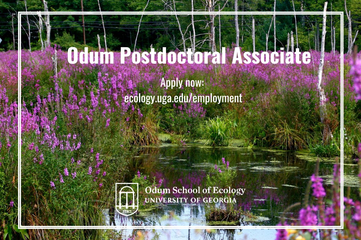 We're hiring! Two-year salaried postdoc position with research interests complementary to those of the school, or science communication, the intersection of ecological and social systems, or conservation policy.

t.uga.edu/9gW
