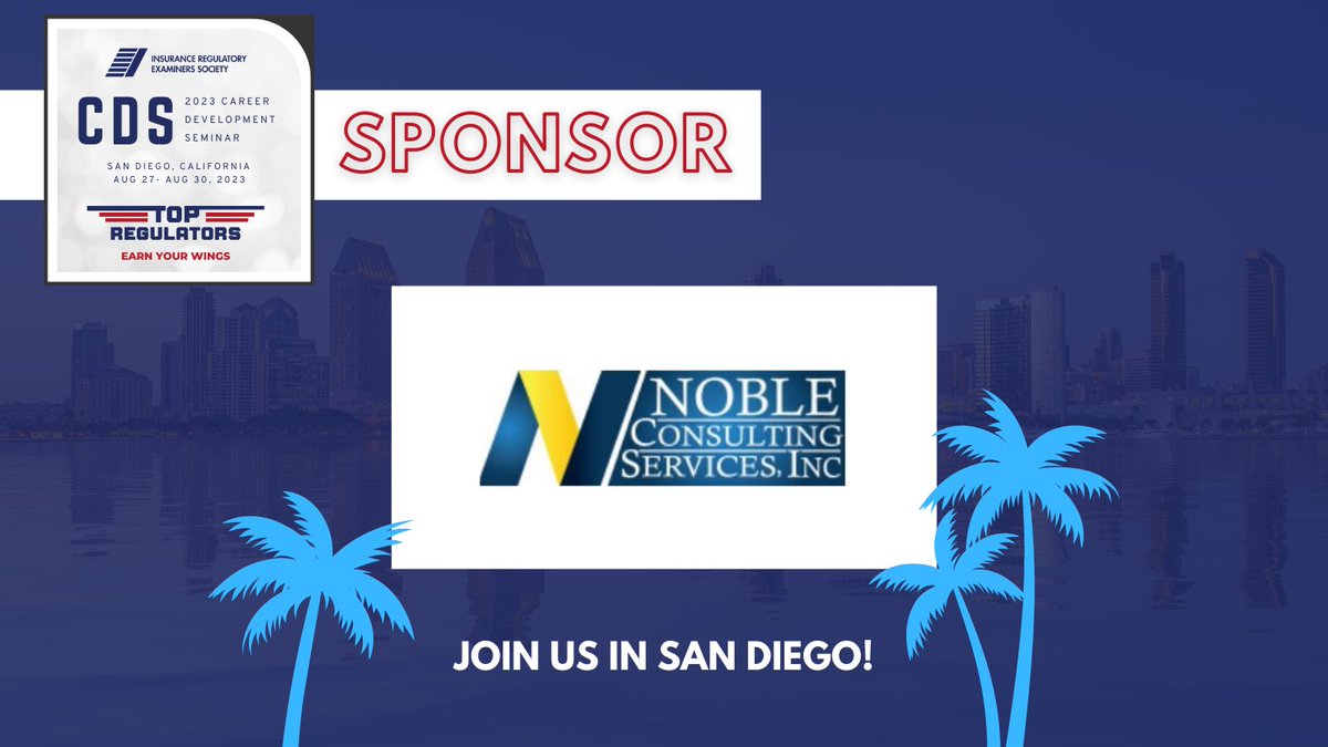 go_IRES's tweet photo. 🌴 Sponsor Spotlight: Noble Consulting Services, Inc

Thanks to Noble for sponsoring at 2023 CDS! Check them out August 27-30, 2023 in San Diego, CA!

Learn more about Noble Consulting Services here: https://t.co/An3TIpsEdt

Save your seat &amp; register here: https://t.co/dooLNyb0nN https://t.co/j9YQeMKyHT