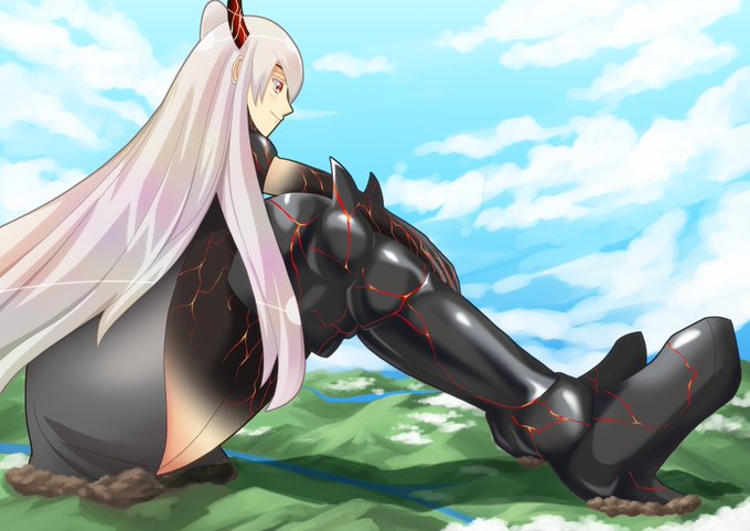 艦これの空母棲姫(巨大娘)描いてみました
#巨大娘 #giantess 