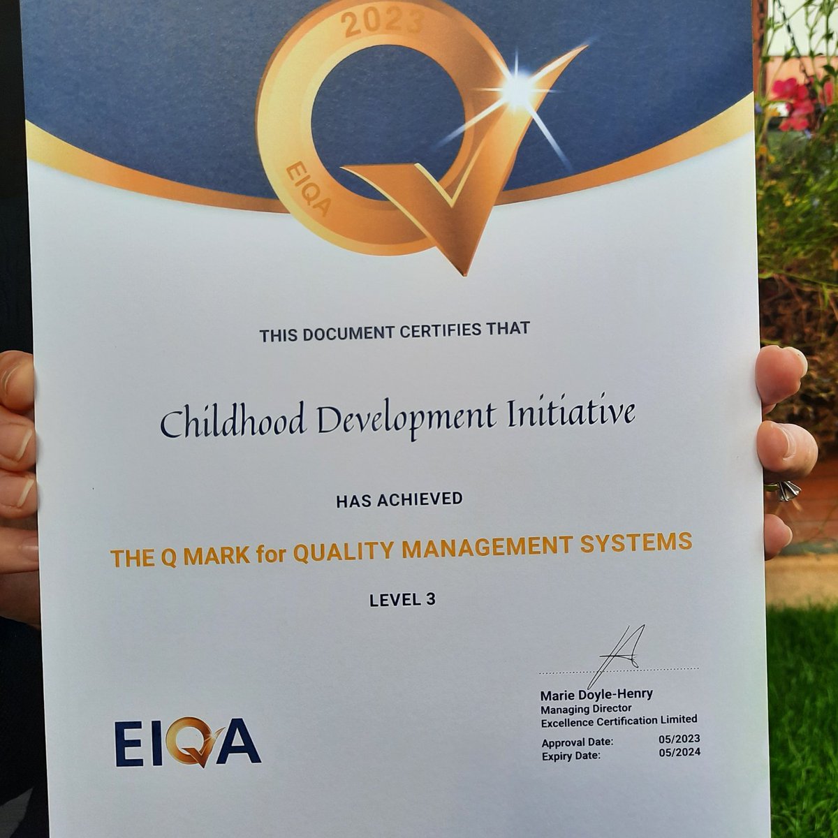 twcdi's tweet photo. Look what arrived in the post today!
We had exciting news in early Summer! CDI achieved the highest-level Q Mark recognition, validating our commitment to top-quality services for children and families. ππ― #QMark #QualityStandards #ExcellenceInServices" https://t.co/A71eWLpynC