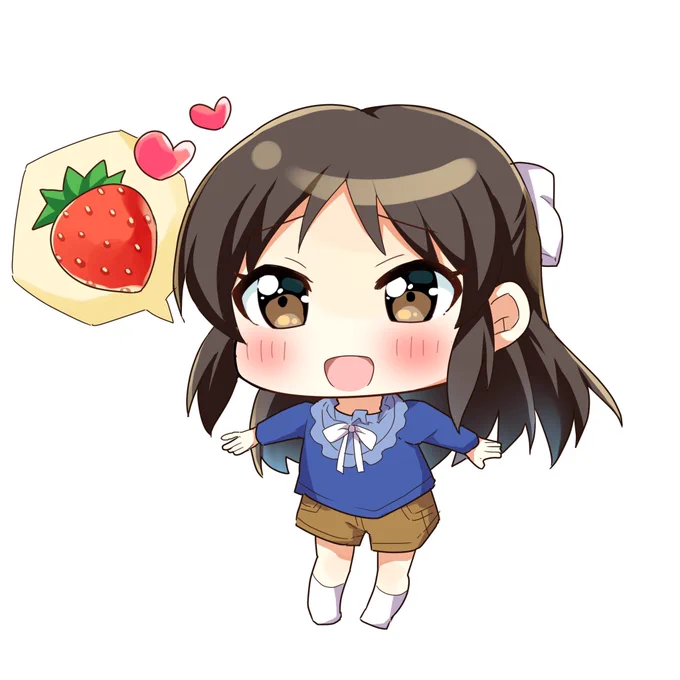 こういうアクキー作っていちごスイーツ食べるとき横に添えて写真撮ったら可愛いのでは?!