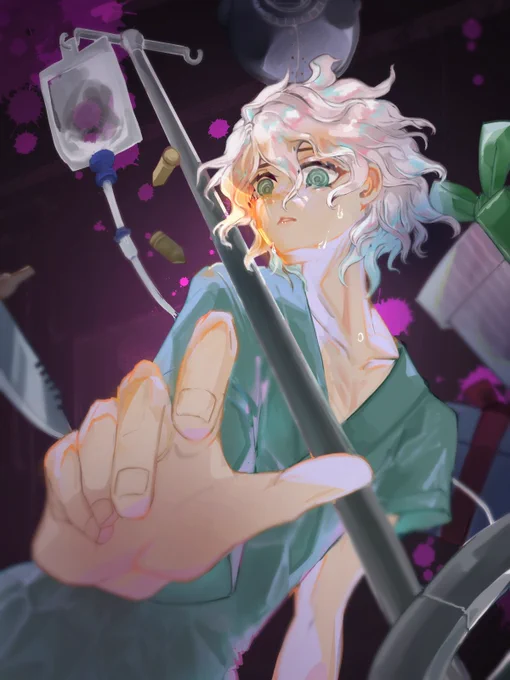 Fanart  #ダンガンロンパ #狛枝凪斗 #danganronpa2 #nagitokomaeda