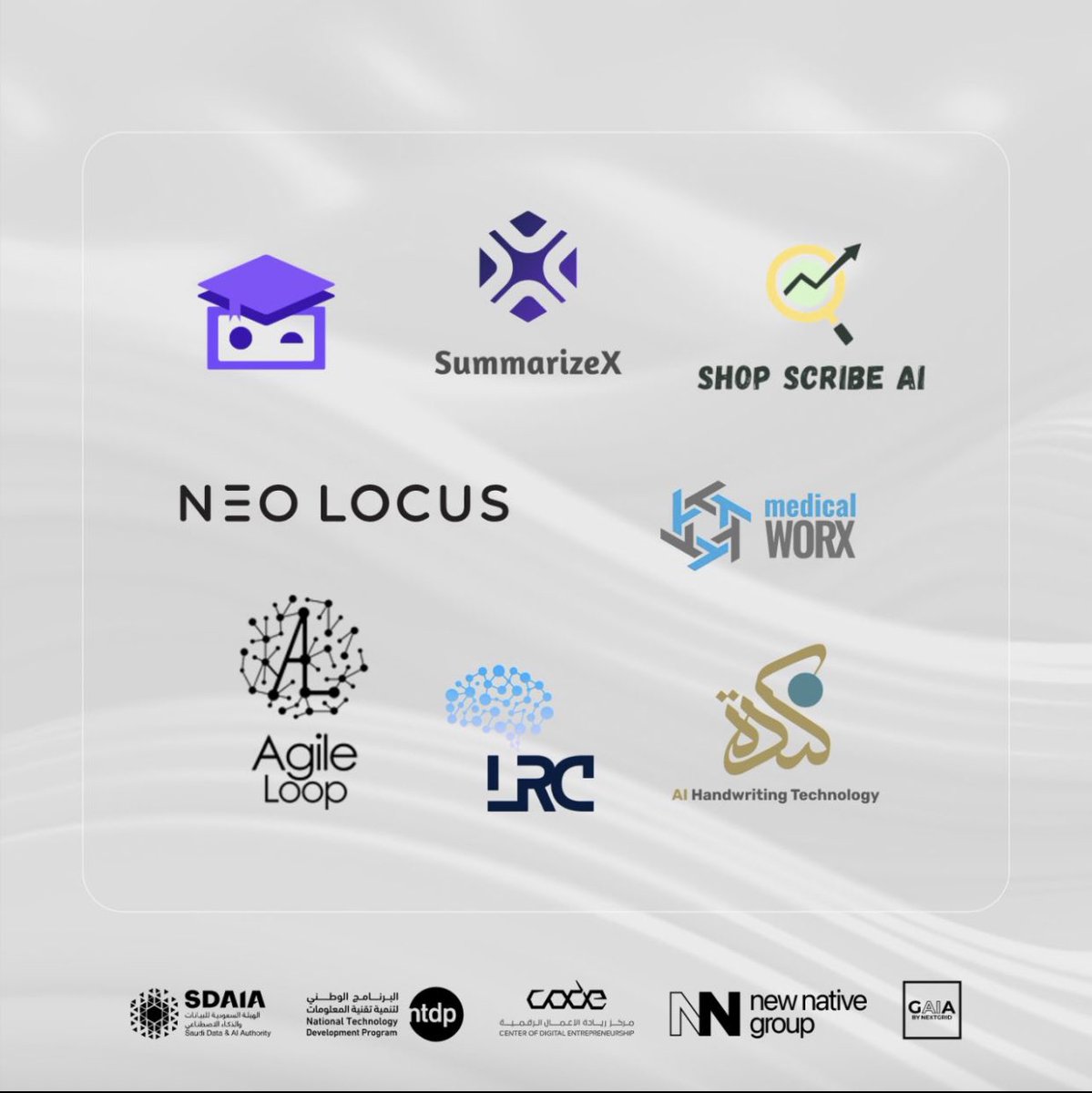 SummarizeX's tweet photo. Meet our 15 exceptional startups shaping innovation!
تعرف على 15 شركة ناشئة استثنائية تشكل الابتكار!
#الذكاء_الاصطناعي
#GAIA #LabLabMe @lablabmena
@newnativeai @SDAIA_SA @ntdpsa https://t.co/IXQIep54qq