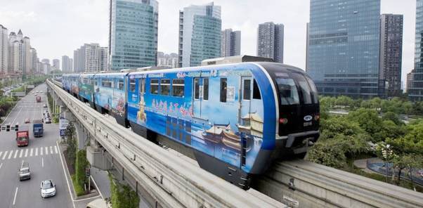 Monorail tire pressure monitoring system is used to monitor the tire pressure and temperature value of monorail running wheels, guide wheels and stabiliser wheels in real time, when the tire pressure is too low, the air is leaked or the tire is flat.