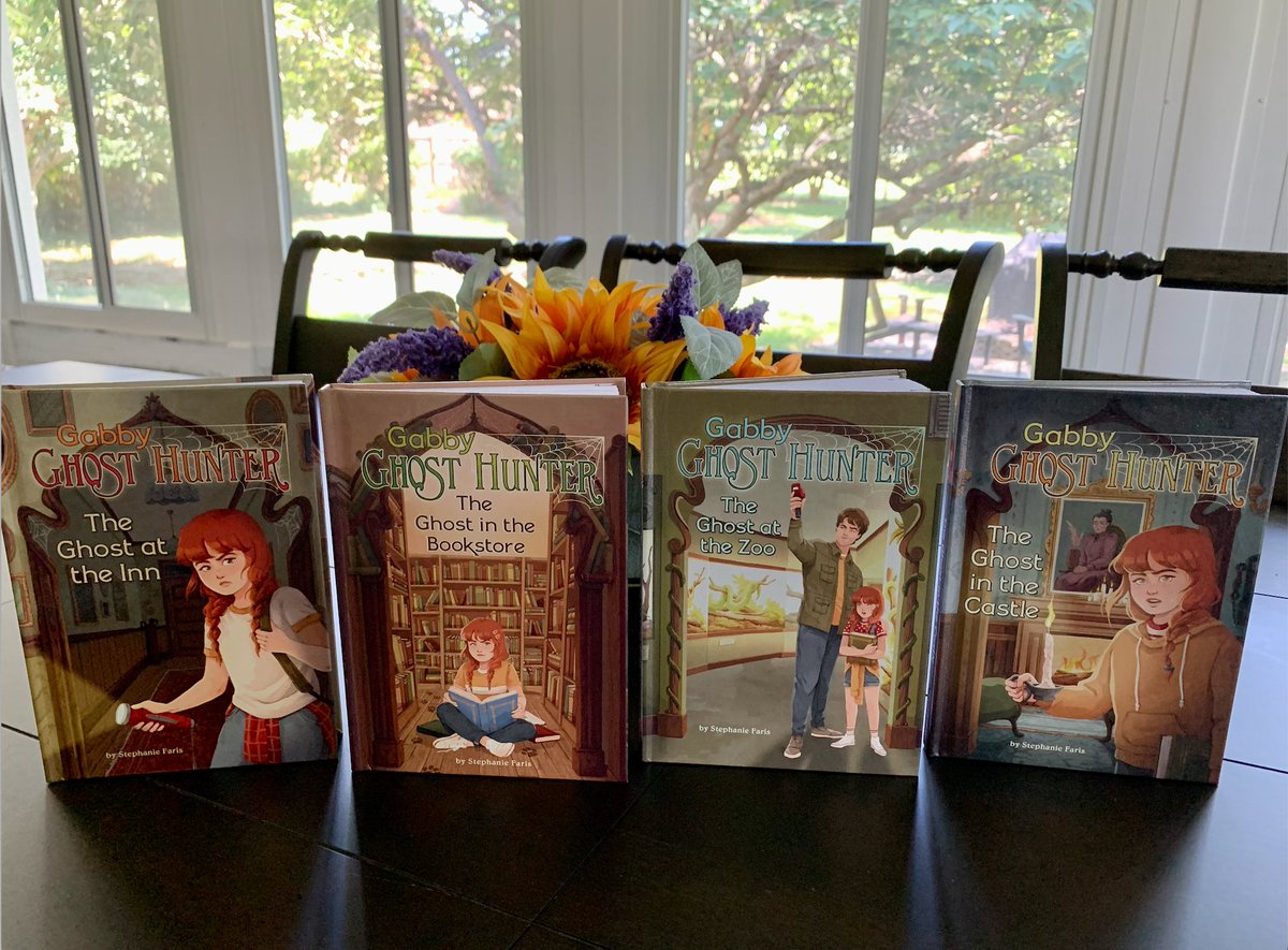 Today's the day! The Gabby Ghost Hunter series is out in the world. You can order a signed copy from @ParnassusBooks1 (If you want it personalized, put the name in the 'order comments' field at checkout.) StephanieFaris.com @CapstonePub @stonearchbooks #newbook #kidlit