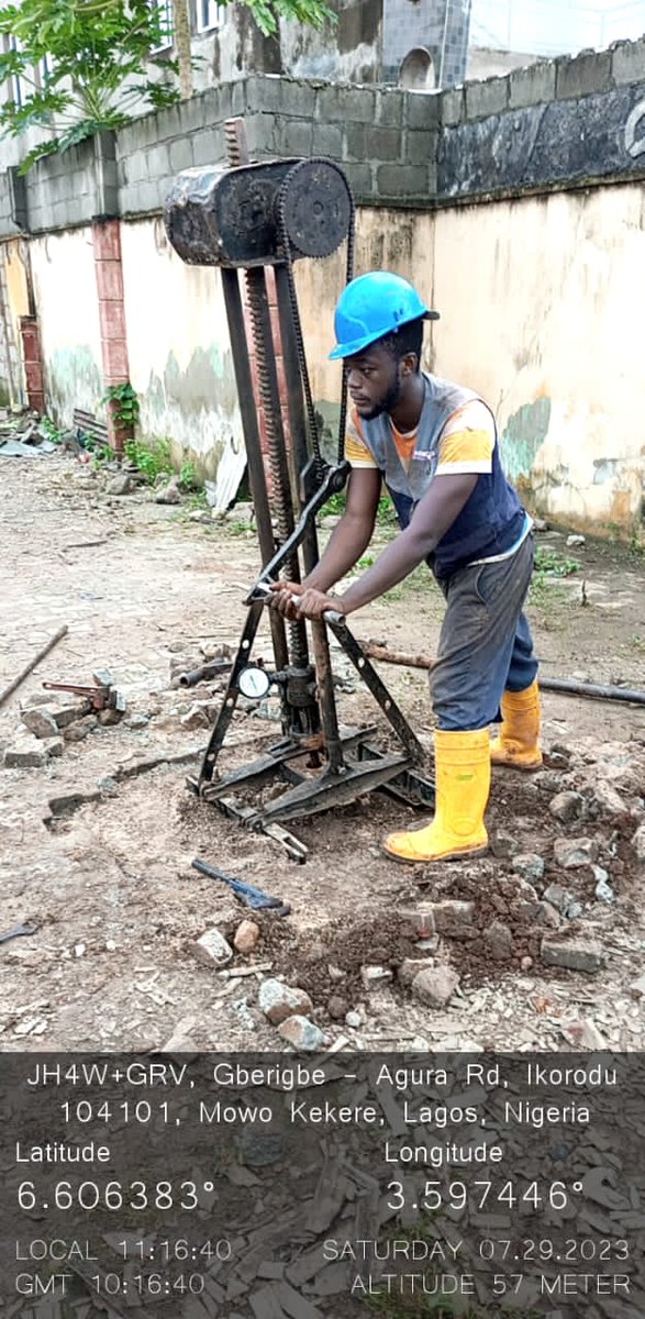 Jonjoe_Geotech's tweet photo. Witnessing the magic of progress at Jonjoe Geotech's site in Gberigbe, Ikorodu! 🌟 It's a new month, and we're excited about all the growth and success it brings! 🎉 

#ConstructionProgress #NewMonthWishes #JonjoeGeotech #Ikorodu https://t.co/4BehWVrH7v