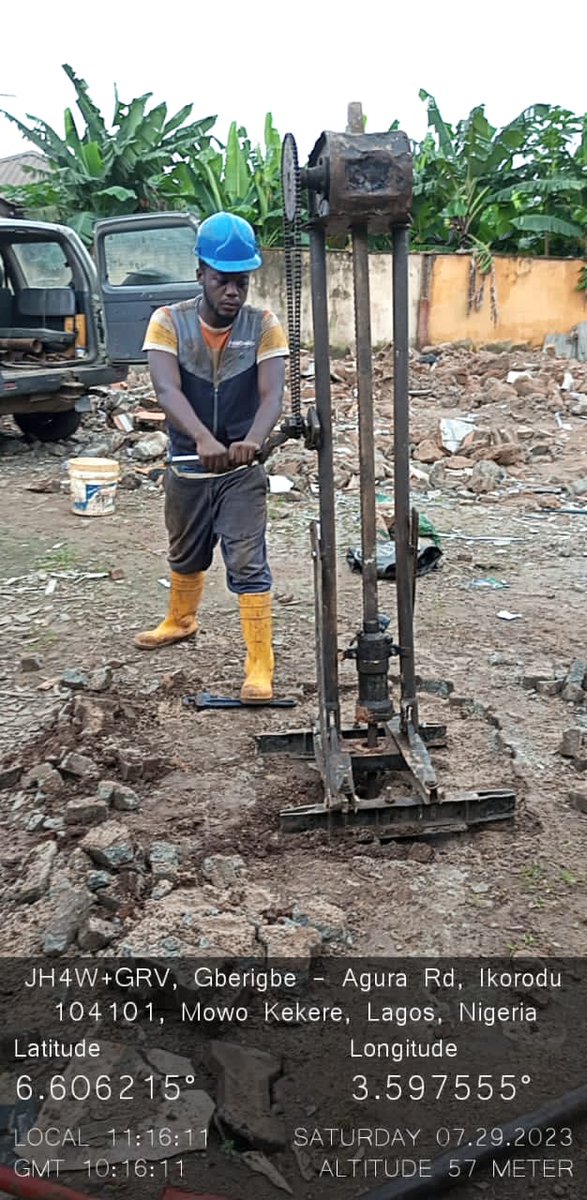 Jonjoe_Geotech's tweet photo. Witnessing the magic of progress at Jonjoe Geotech's site in Gberigbe, Ikorodu! 🌟 It's a new month, and we're excited about all the growth and success it brings! 🎉 

#ConstructionProgress #NewMonthWishes #JonjoeGeotech #Ikorodu https://t.co/4BehWVrH7v