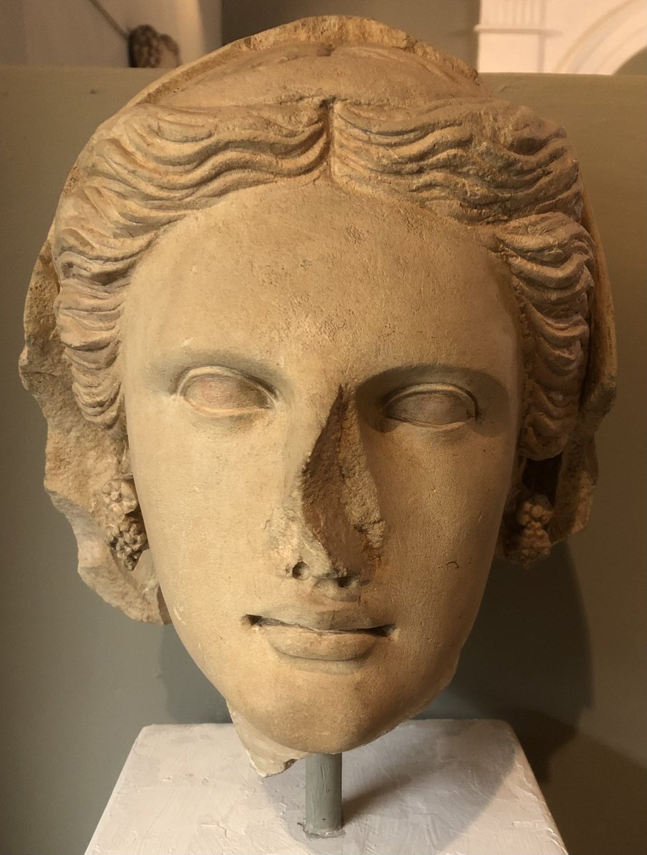 DrCraig_B's tweet photo. Limestone head from the sanctuary of Aphrodite in Arsos, 3rd century BCE Cyprus Museum No. 282.
#ancientcyprus https://t.co/PAECAcvDig