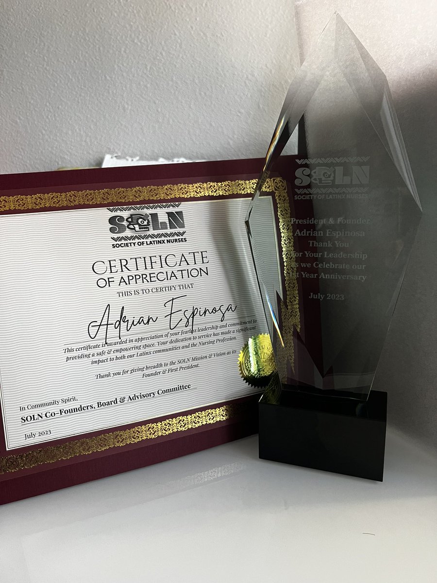 Thank you @SolNurses for the beautiful recognition! So proud of our accomplishments this far! #1YearAnniversary #Nursing