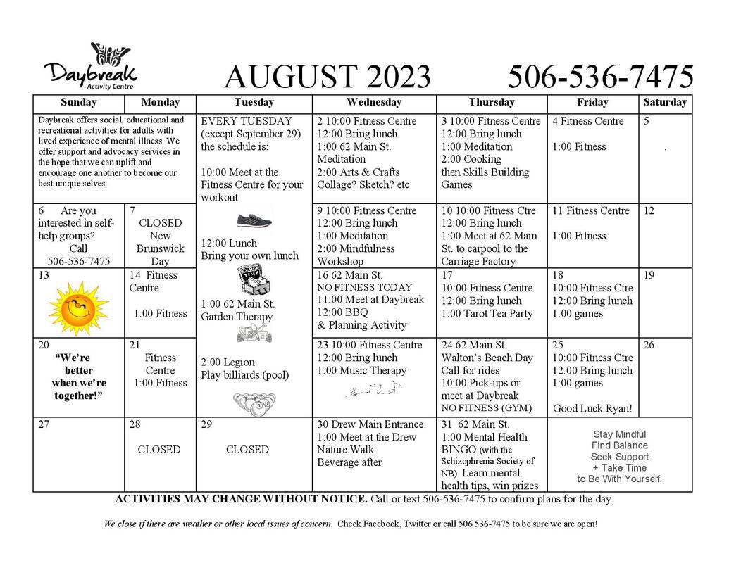 We have lots of great mental health activities happening this month. All are welcome!  <a href="/SackvilleTownNB/">Town of Sackville NB</a> <a href="/MASUOfficial/">MASU</a> <a href="/OpenSkyCoop/">Open Sky Co-op</a> <a href="/CoworkSackville/">Sackville Commons</a>