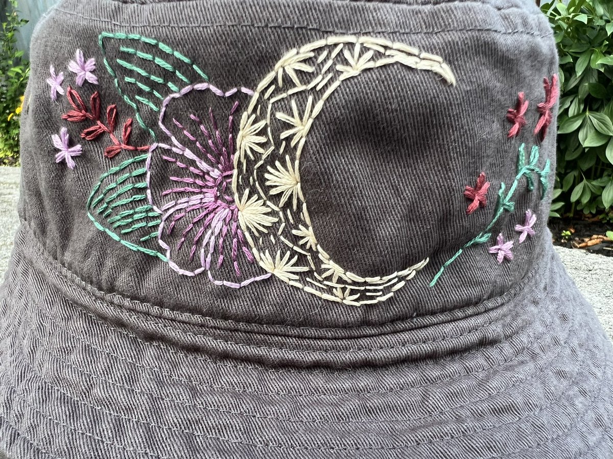 New floral boho moon hat on my site. Only one left strengthindesignstudios.com/shop/38430067/…