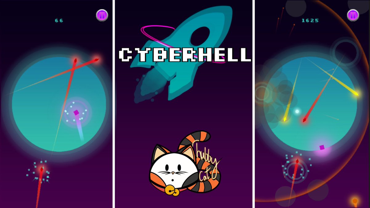 TeamChubbyCat's tweet photo. ¡Hemos publicado nuestro primer juego en la Play Store! 🚀 🎮

CyberHell, un pequeño bullet-hell arcade donde tendrás que sobrevivir todo el tiempo que puedas. ¿Aceptas el reto?

Puedes descargarlo en Android aquí: https://t.co/zeU38SmMkZ https://t.co/uTgq4gfkJA
