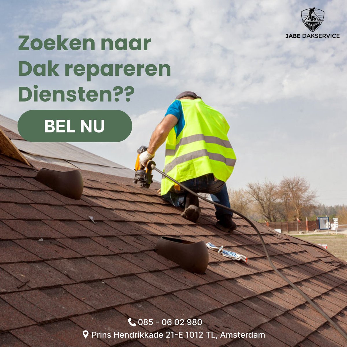 Jabe_Dakservice's tweet photo. Roofing Service 
 Prins Hendrikkade 21-E 1012 TL, Amsterdam 
Call-085 - 06 02 980 
#JabeDakservice #Dakreparatie #Dakproblemen #Dakonderhoud #Dakinspectie #Dakbedekking #Daklekkage #Dakherstel #Dakdekker #Dakgarantie #Dakspecialist #Dakspoedservice #Dakreparateur #Dakvervanging https://t.co/U4MrGbAVxQ