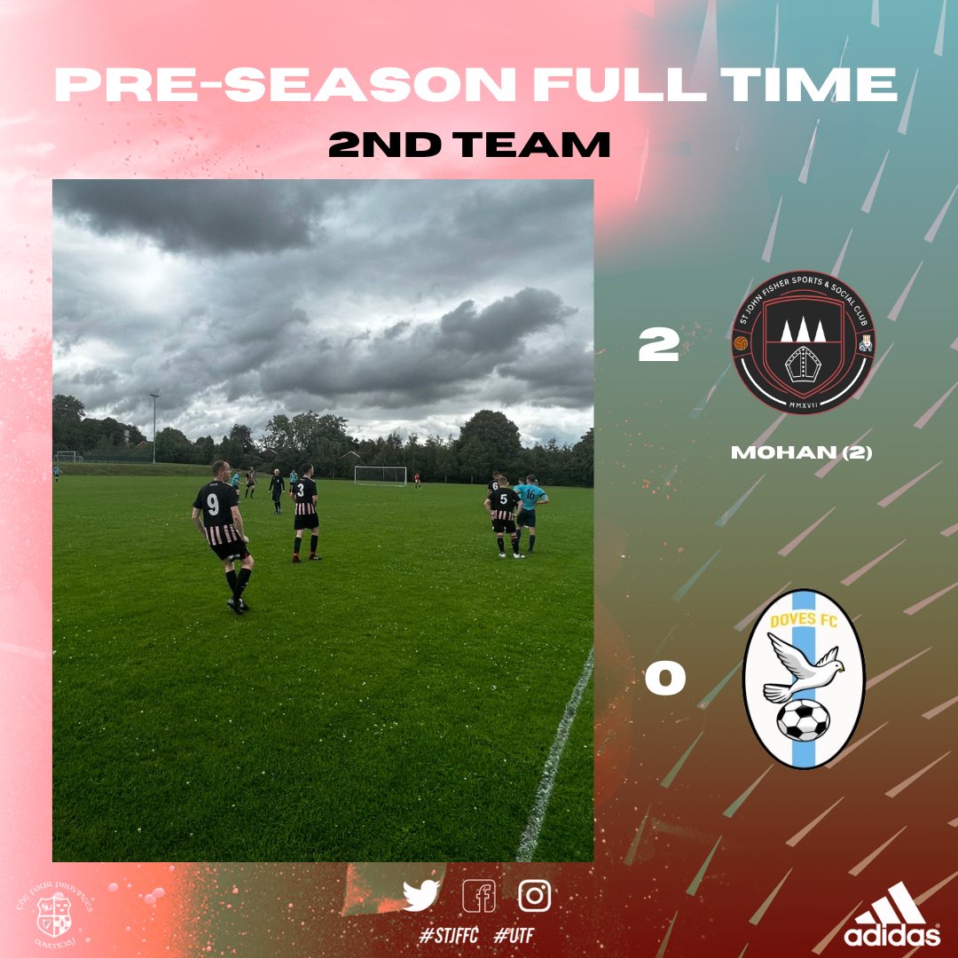 STJFFC's tweet photo. Two games and two wins for the bhoys from our first round of pre-season fixtures. 

Mostly importantly thou, valuable minutes in the legs against tough opposition. 

Our thanks and best wishes to @Athletic_Sparta and St. Francis FC.

#UTF🔴⚫️ https://t.co/oog17wiRwX