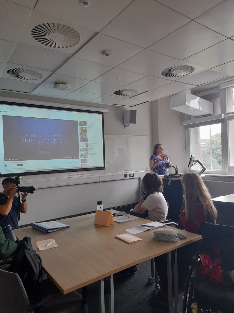 UoL_Contextual's tweet photo. Huge thanks to @UoLArtsOutreach for delivering a fantastic session focusing on how popular culture affects our perceptions of medieval history #RFESS23 https://t.co/FDEThR5Fhv
