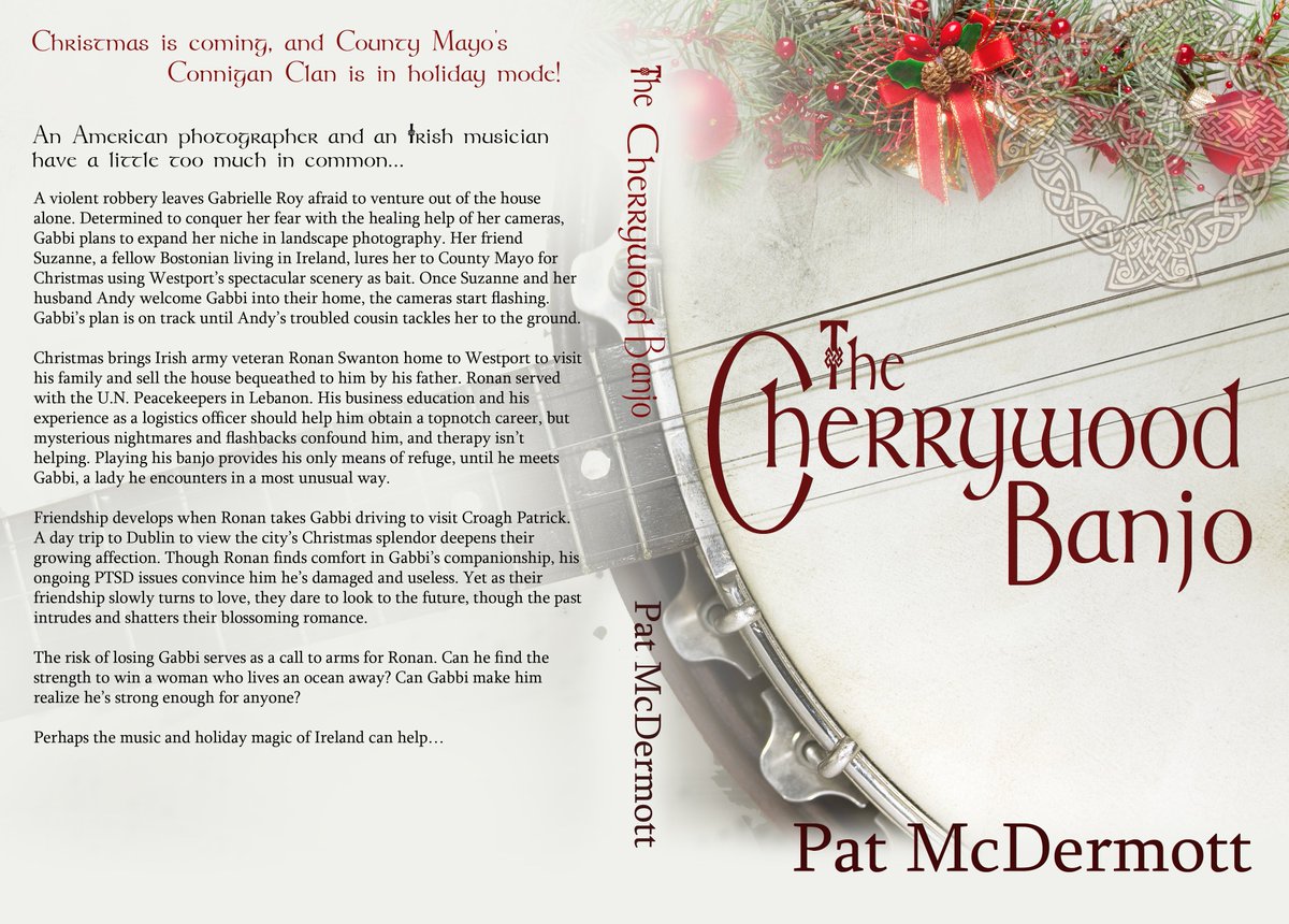 5⭐Romance—and Lots of Fun—in Ireland! Ronan arrives at the home of his cousin Andy to take photographer Gabbi on a tour of County Mayo's Croagh Patrick area. While she gets ready, Andy shares more than exciting news with Ronan. Enjoy the Excerpt: patmcdermott.net/html/cherrywoo…