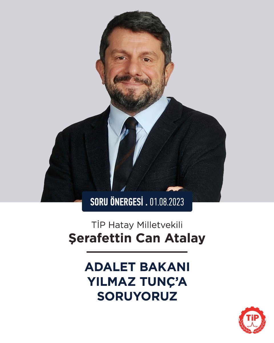CanAtalay1's tweet photo. Silivri 9 No’lu Cezaevi, A-47’den, Hatay’da meydana gelen çocuk istismarını Hataylılar adına Adalet Bakanı Yılmaz Tunç’a soruyorum. https://t.co/BAFGqZ61XB