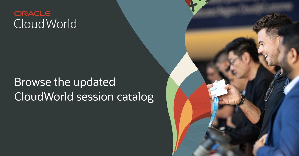 anuragchatap1's tweet photo. From hands-on labs to roundtables with thought leaders, take a peek at the sessions we’re planning for #CloudWorld! ☁️ https://t.co/pV1VELpXI7 https://t.co/fb8RUVNNzW