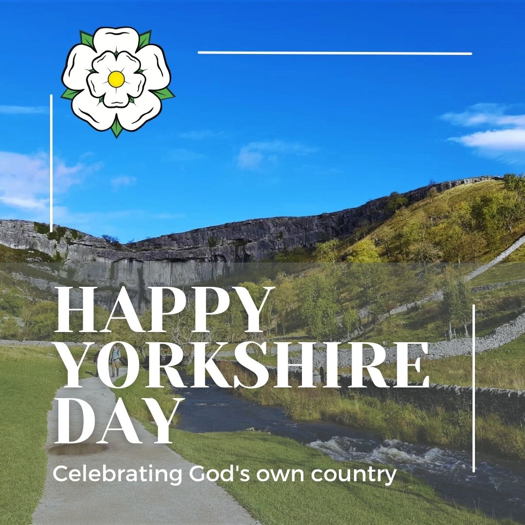 It's #YorkshireDay today! Discover the breathtaking #naturalbeauty of #Yorkshire! 🏞️ From rolling hills, ancient woodlands, to stunning countryside. Next time if you're in #Harrogate for an event, make time to explore 'God's own country' and let us know what you find!