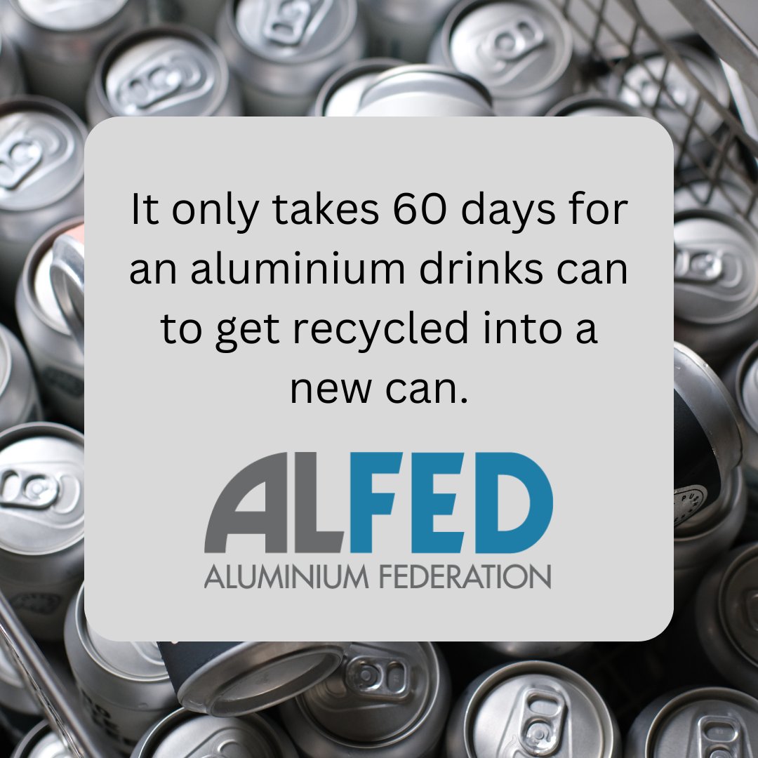 alfedaluminium's tweet photo. Did you know?👀
#Aluminium #AluminiumRecycling #Recycling #RecyclingAluminium #AluminiumCans https://t.co/YUBTgTmKrz
