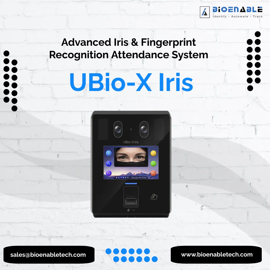 BioenableA's tweet image. 🔒🌟 Elevate security with UBio-X Iris! 👁️ Experience contactless iris &amp;amp; fingerprint recognition for maximum efficiency &amp;amp; safety. From commercial to government sectors empower your premises with cutting-edge technology #FingerprintRecognition
Learn more: bioenabletech.page.link/ubiox-iris