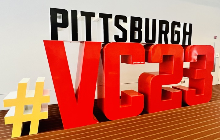 IAVMWHQ's tweet photo. VC23 welcomes you to Pittsburgh! Registration is from 7 a.m. - 5 p.m. today, with our Opening General Session & Lunch beginning at 12:30 p.m. Let's go! #VC23 #IAVM https://t.co/p9v7lVeGqc