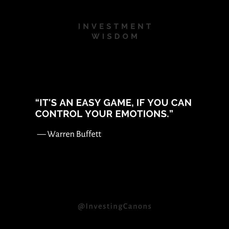 InvestingCanons's tweet photo. 6 rules from Warren Buffett for managing risks:

1. Investing becomes a lot easier if you can control your emotions.
2. Always be reading—knowledge compounds.
3. Wait patiently. Stay within your circle of competence.
4. Think long-term: only invest if you'd be happy with the market shutting down for 10 years.
5. The best way to reduce risk is to think.
6. To clarify your thinking, write down your investment thesis.