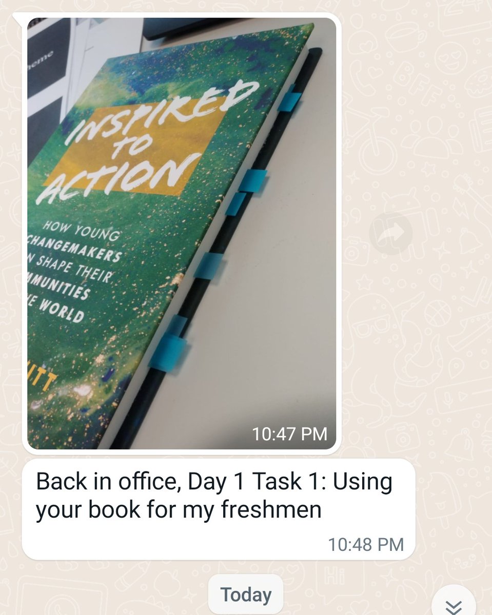 JeanRawitt's tweet photo. I was thrilled to get this yesterday from a college professor -- Inspired to Action in use as a college text! So proud!!! #RLPGBks #activism #inspiredtoactionbook #youthactivism #youngactivists https://t.co/K6bdKiIYcM