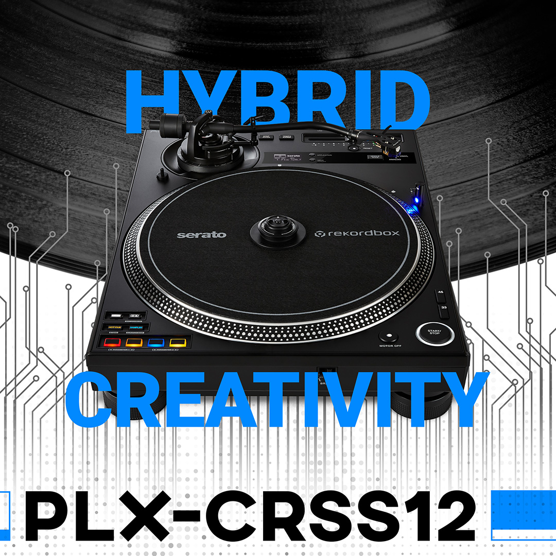 PioneerDJglobal's tweet image. Meet the new PLX-CRSS12 professional digital-analog hybrid turntable. Offering both DVS control of digital music via rekordbox or Serato DJ Pro and analog playback of vinyl.

Discover more: bit.ly/43LKCeB 

#PioneerDJ #PLXCRSS12 #HybridCreativity