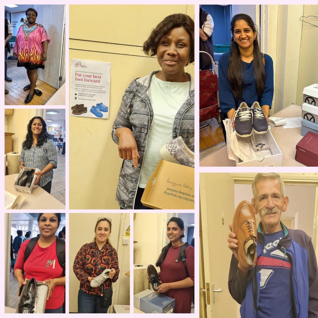Not everyone can afford adequate footwear, and when money is tight, shoes stop being a priority. So we want to say a big thank you to <a href="/ShoeMed/">ShoeMed</a> for sticking true to their values of creating accessible footwear and donating such lovely shoes to us!  It was a great hit!