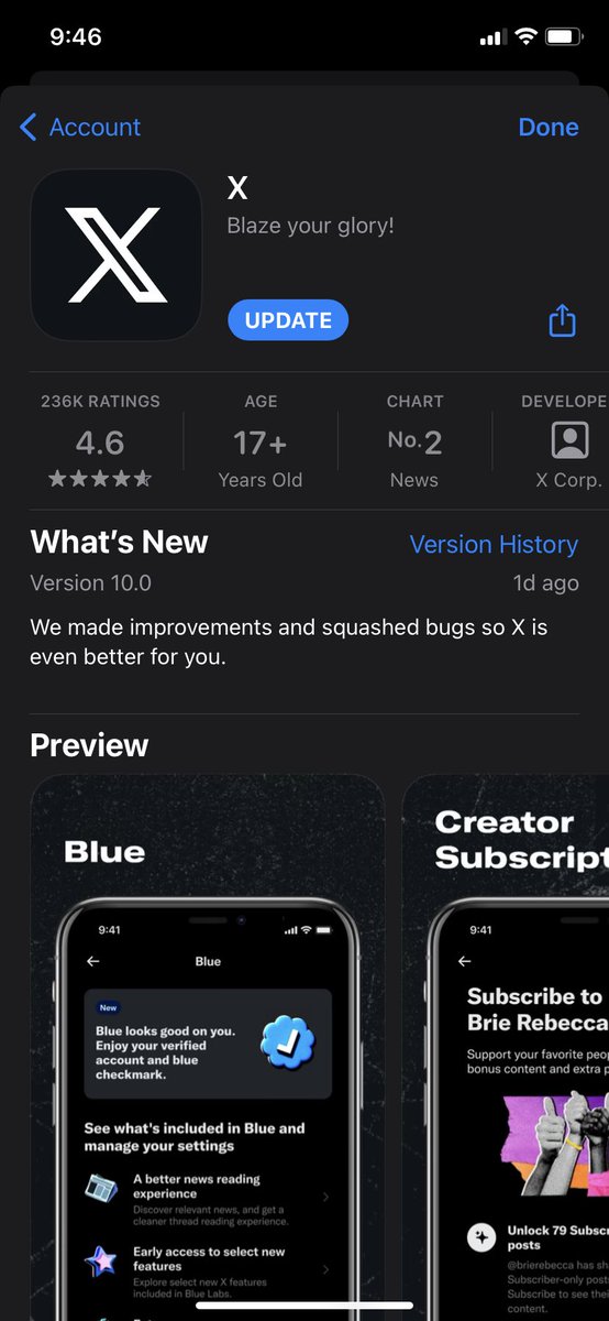rainingsparkkes's tweet image. So glad I don’t have automatic updates turned on 🤢 the notif on my App Store being stuck on 1 is gonna get annoying tho. Soobin will forever be watching over the bluebird for me 🕊️
#newtwittersucks #Soobin