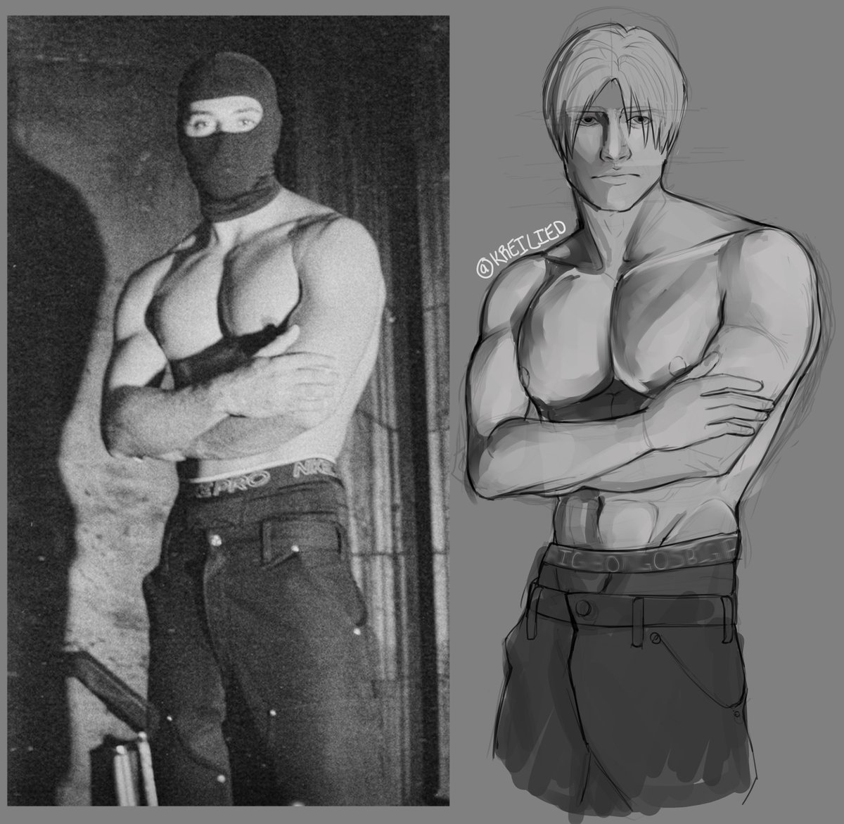 kreilied's tweet photo. Lighting practice #LeonKennedy https://t.co/GcFidW1PqF