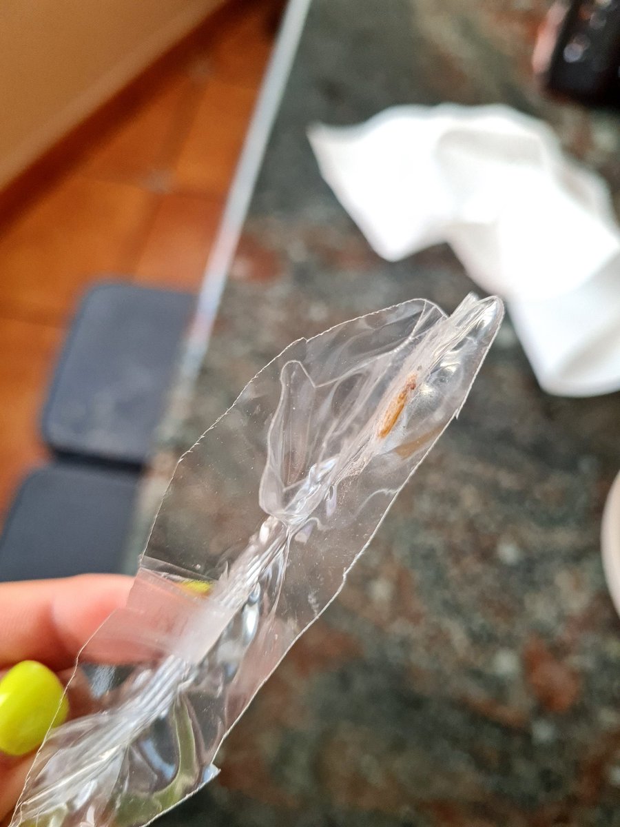 aleeexandra15's tweet photo. Hola @Mercadona des de cuando la pasta viene con gusanos como proteína? Suerte que caducaba en el 2024.. #comida #comidaenmalestado #mercadona #mercadonafails https://t.co/AWXyB2u2Lo