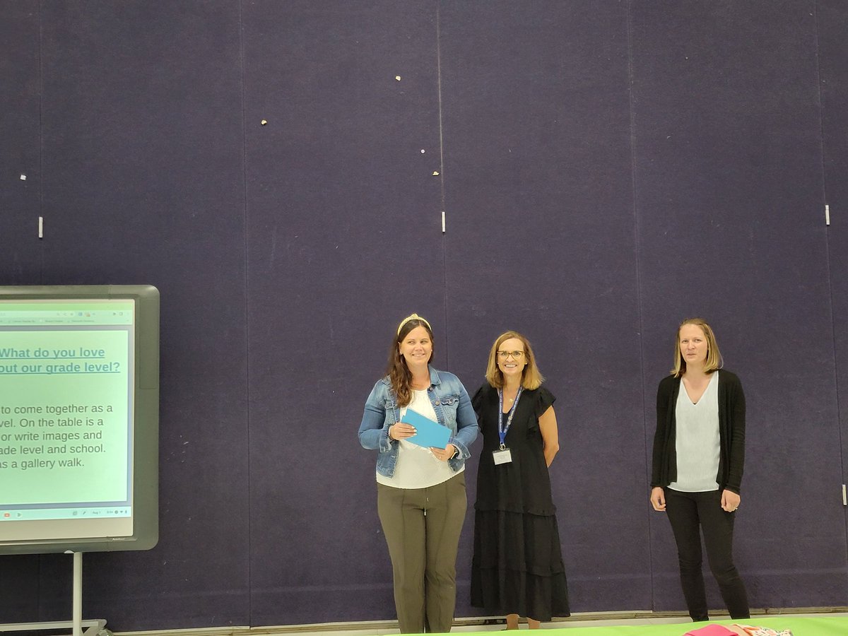 Starting the day off with three of Stafford's BEST! Learning with the kindergarten team this morning.