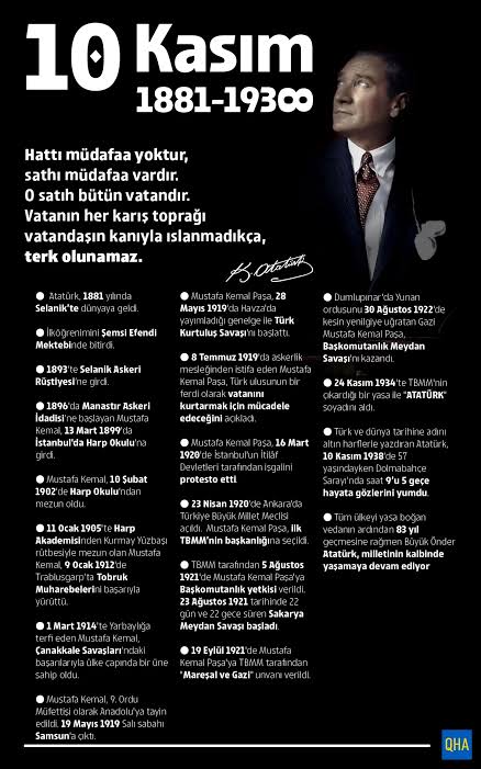 Türkiye Cumhuriyeti ilelebet payidar kalacaktır.