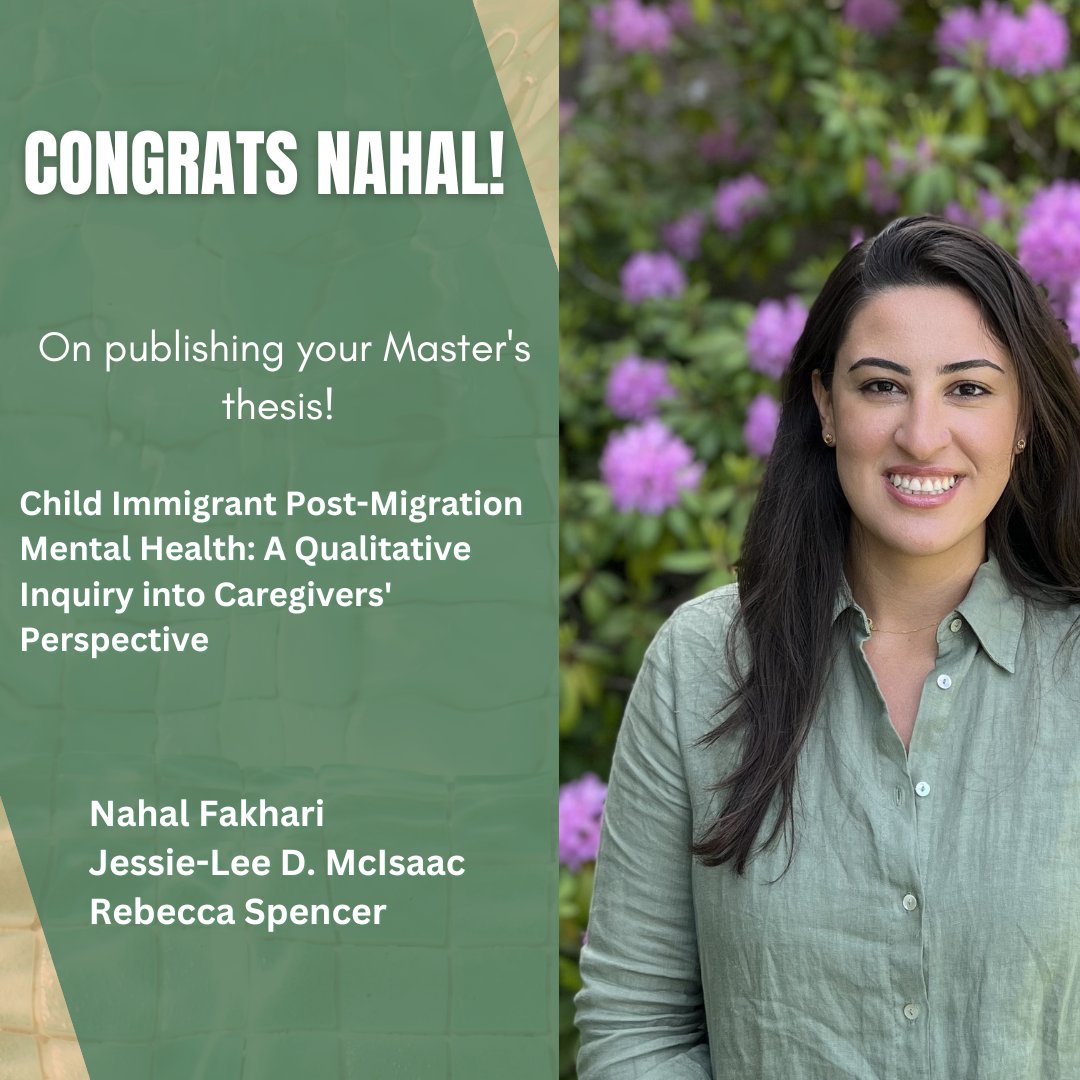 eccrc_msvu's tweet photo. Congratulations to our team member, Nahal, for publishing her Master's thesis! #Proudmoment for us here at the #ECCRC. The ECCRC team is glad to have you as a part of our team and for us to be a part of your journey. Congratulations once again, and cheers to growth! https://t.co/ihZoqCBPol