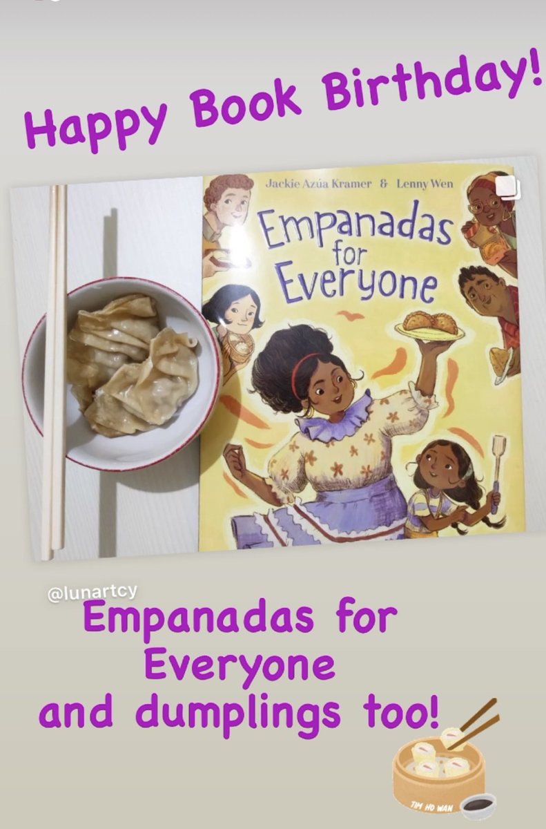 #HappyBookBirthday

Get your HOT and yummy EMPANADAS FOR EVERYONE today!

Cooked fresh from the story’s little Carina and Tía Mimi by @lunartcy19 and Me with love♥️

@SimonKIDS