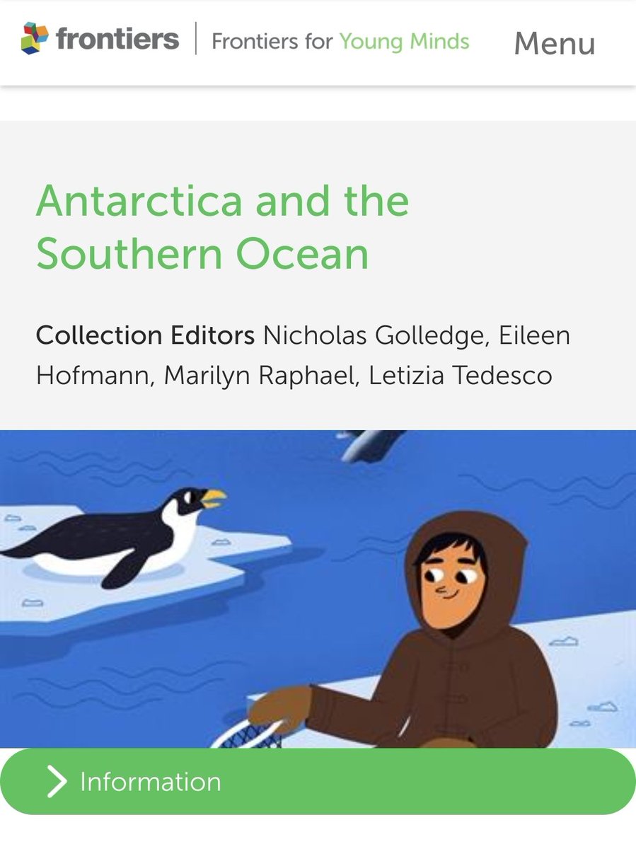 apecs_germany's tweet photo. Did you know there is a #FrontiersJournal aimed for and (in part) edited by #kids? Check out their #SouthernOcean and #Antarctica articles! 🔬🇦🇶
Happy #PolarTuesday https://t.co/dt3yXjcteL https://t.co/6rw8GgIMFK
