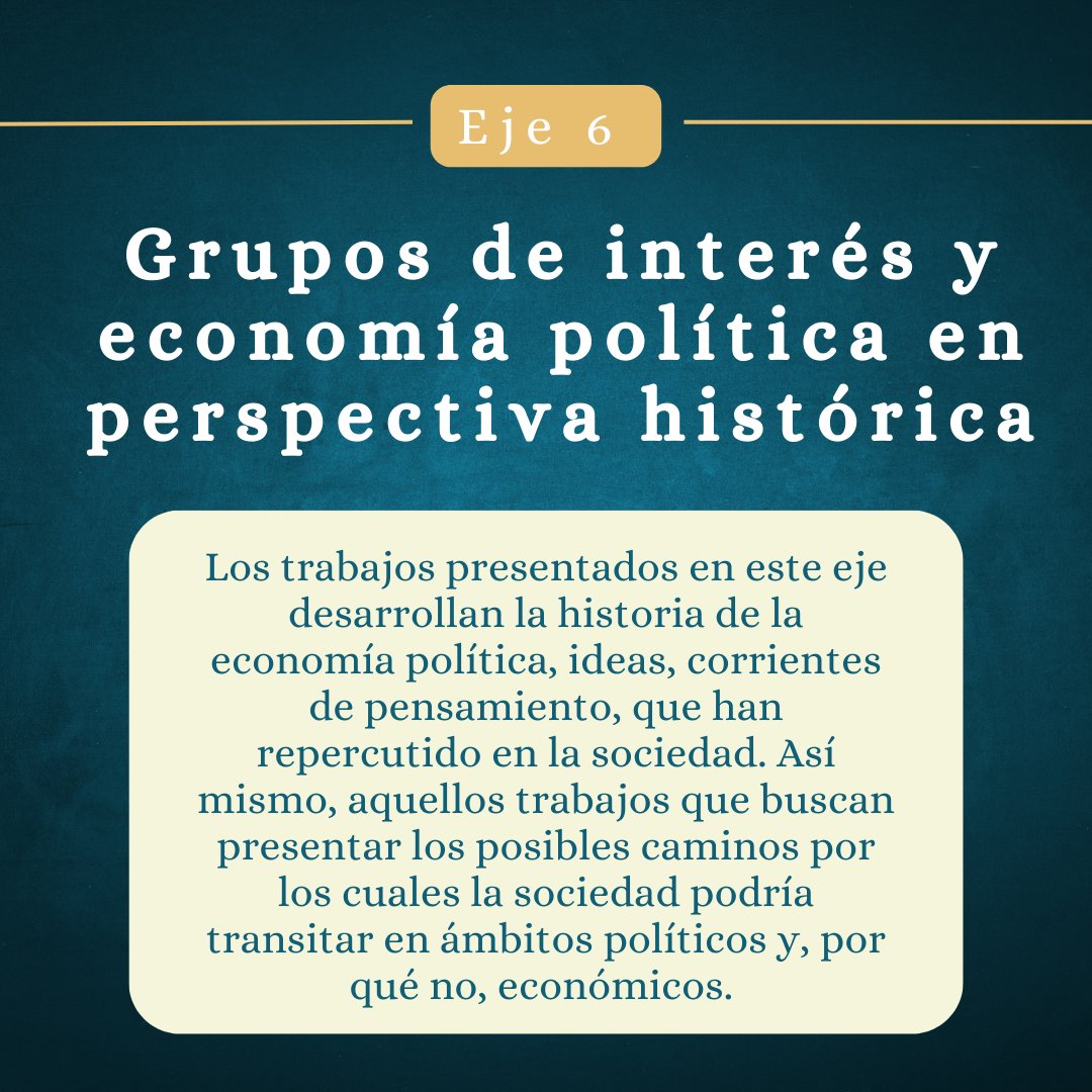 asocolhee's tweet photo. #CongresoColombianoEconHis #Convocatoria Invitamos a postular su ponencia en 1 de 9 ejes. Síganos para conocerlos.
Fecha cierre: 10 de agosto
Organizan: #ACHEE @RedEconomica U. de Cartagena
Eje 6. Grupos de interés y economía política en perspectiva histórica. https://t.co/bvgXkEmnPs