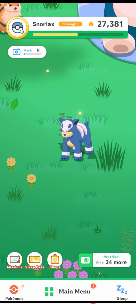 Saharalioness's tweet photo. @PokemonSleep Literally second night in and I got this!! So you can get shinies in this new game. Love it! #PokemonSleep #Pokemon #Pokemonshinies #Shinypokemon https://t.co/BZEWhbrf0h