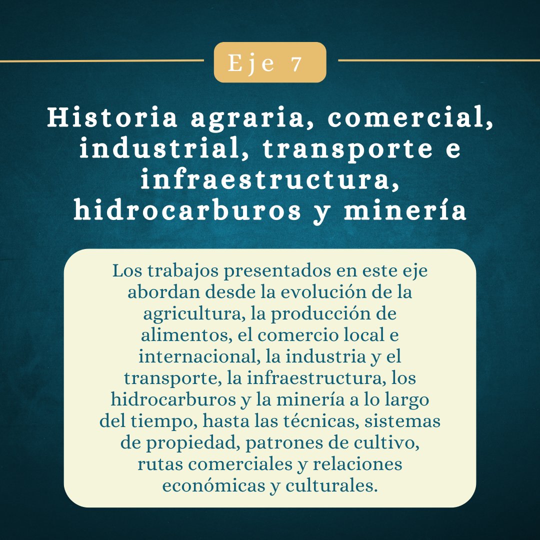 asocolhee's tweet photo. #CongresoColombianoEconHis #Convocatoria Invitamos a postular su ponencia en 1 de 9 ejes.
Fecha cierre: 10 de agosto
Organizan: #ACHEE @RedEconomica U. de Cartagena
Eje 7. Historia agraria, comercial, industrial, transporte e infraestructura, hidrocarburos y minería. https://t.co/teNwyYfdE6