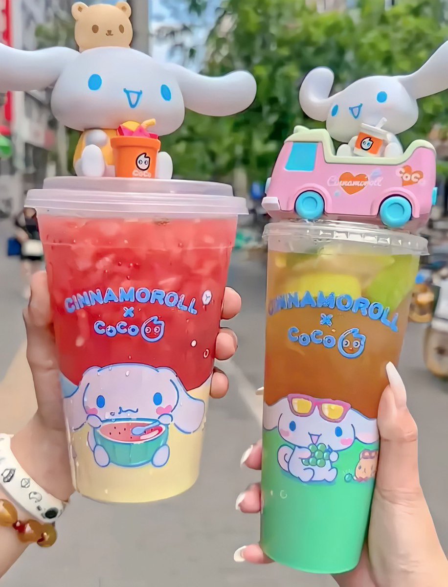 piinkimi_'s tweet photo. cinnamoroll drinks https://t.co/aGaOXThGWM