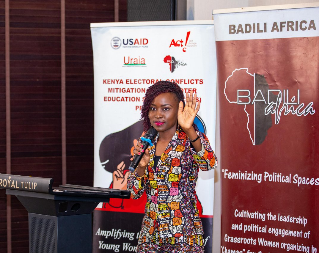 tendasasa's tweet photo. Today, in partnership with @Badili_A through the @USAIDKenya ECCES program, we are empowering young influencers to make a difference. With great power comes great responsibility, and we are here to shape a brighter future together. #Influencers4ChangeKe #PamojaKwaAmani #ECCES https://t.co/rvkrqDb7Zu