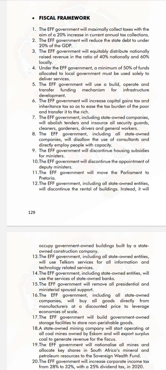 SilvaBlac's tweet photo. @YouDunnoVusi Imagine saying a party with these kind of policy proposals is not a viable option, get serious bruh https://t.co/gfrn57FDqc