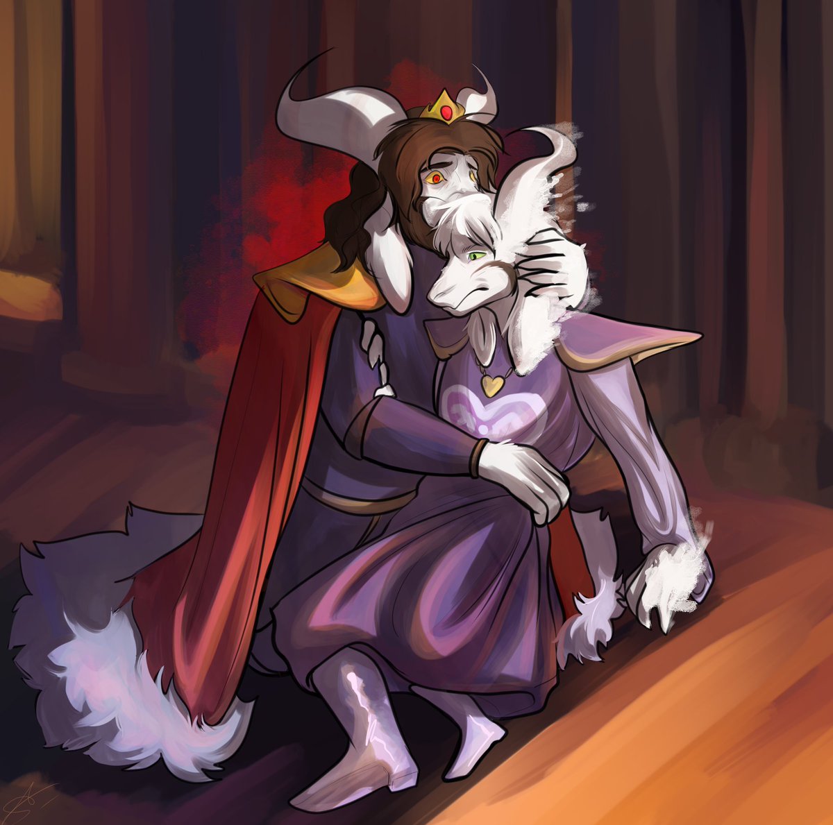 Alyasha04's tweet photo. Little redrawing with Asgore and Asriel
#Undertale #undertaleAU #underfell #Asgore #Asriel https://t.co/hLa1vpzPSF